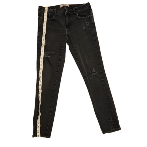 WOMENS Zara faded black distressed skinny jean size 6. - Picture 9 of 14